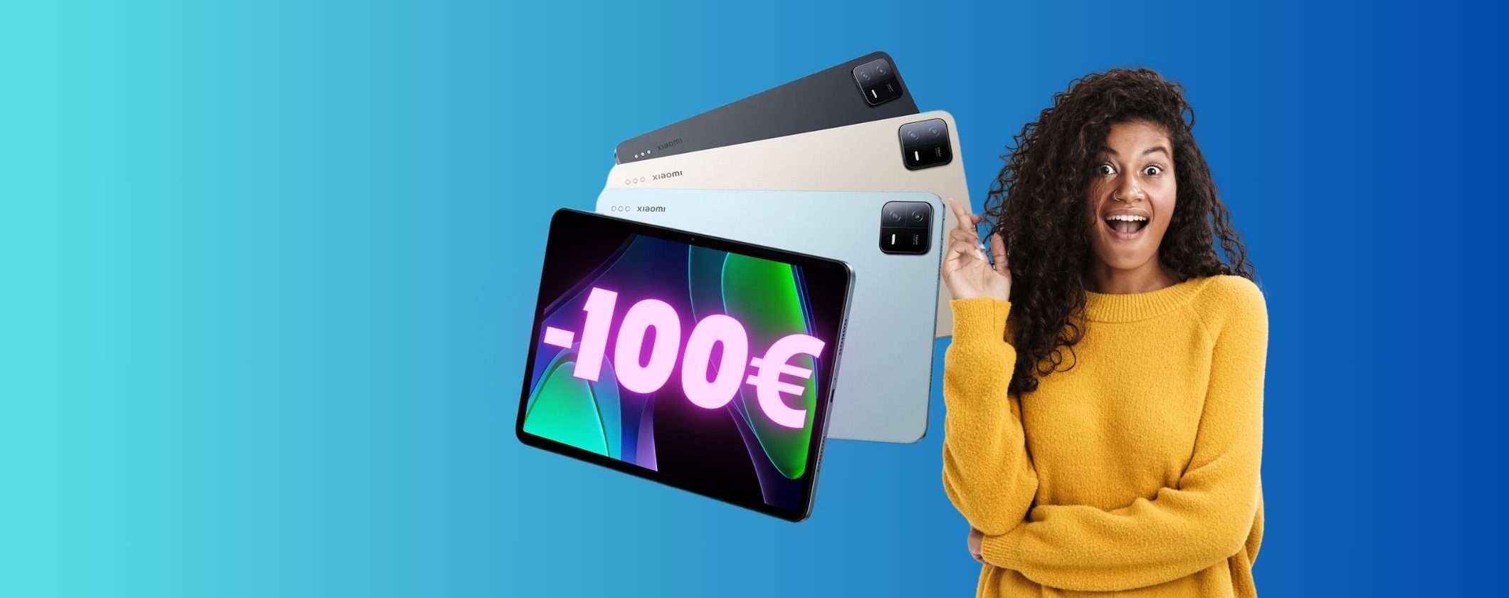 Xiaomi Pad 6: 100€ di SCONTO su Unieuro in questo momento Xiaomi Pad 6: 100€ di SCONTO su Unieuro in questo momento