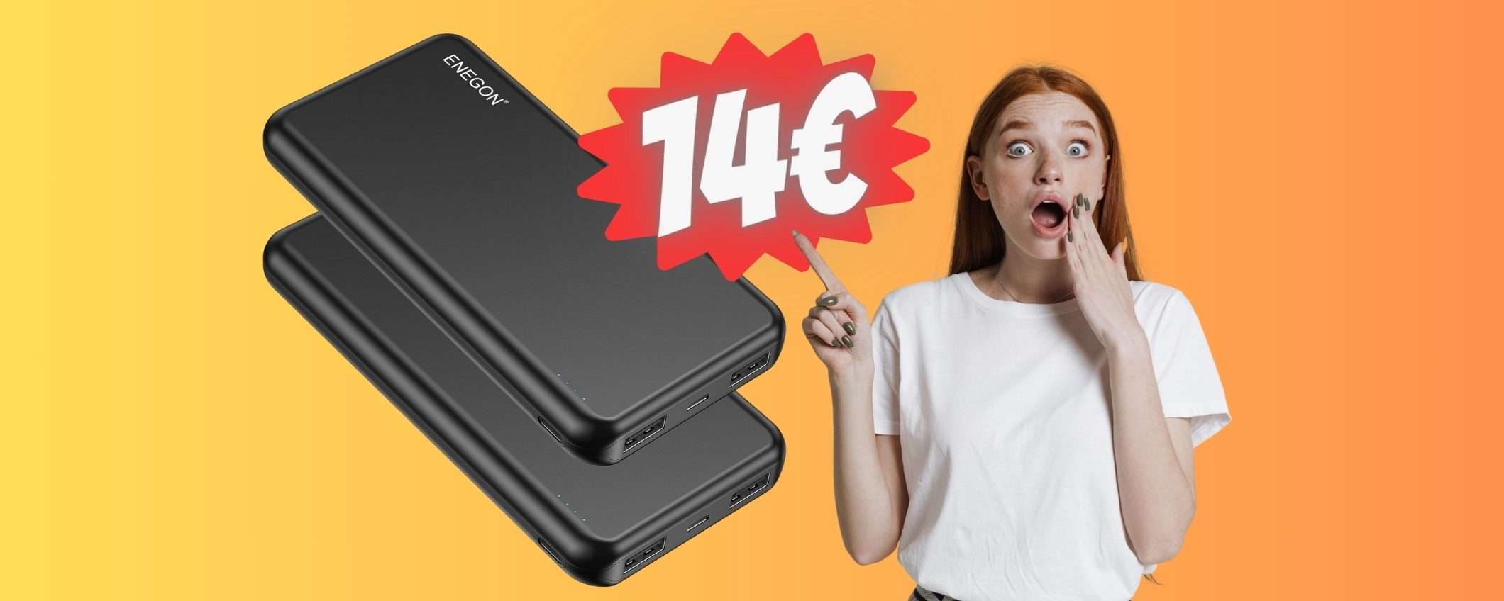 2 Power Bank da 10000 mAh al PREZZO di UNO solo su Amazon 2 Power Bank da 10000 mAh al PREZZO di UNO solo su Amazon