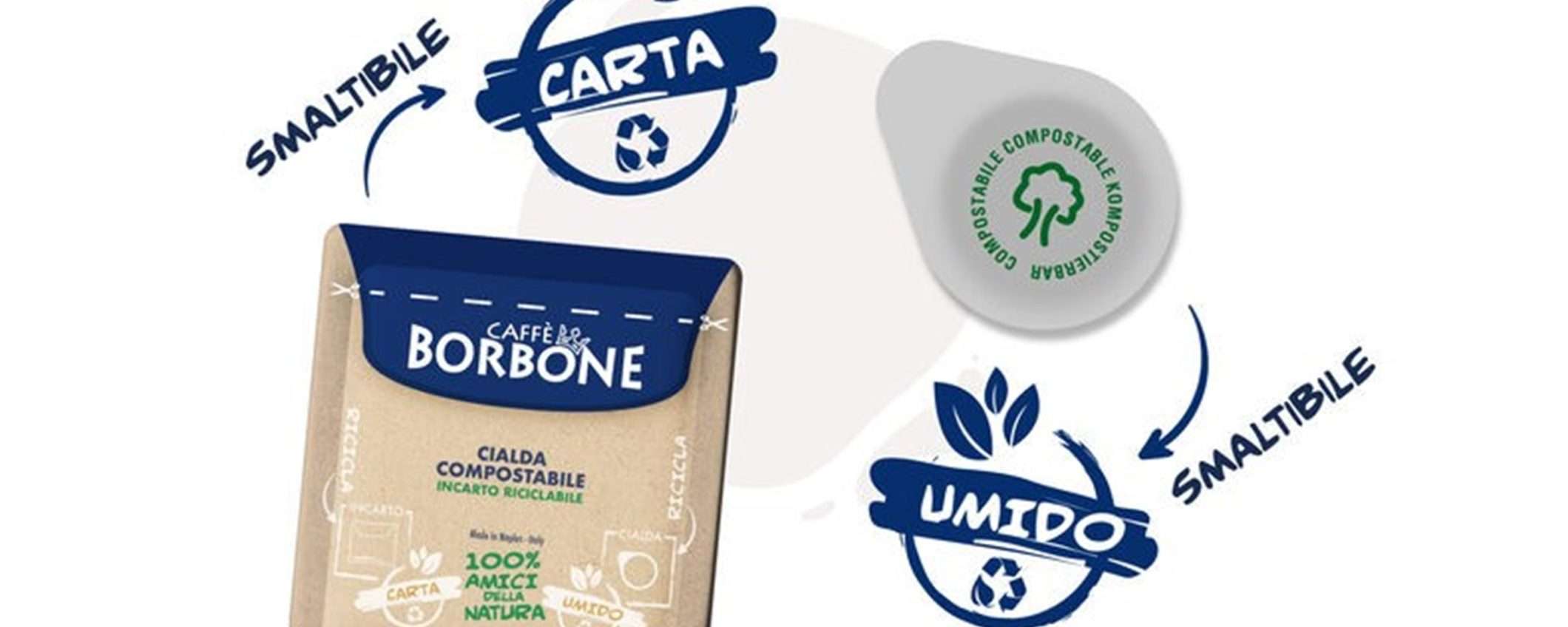 Cialde compostabili Caffè Borbone miscela Blu: 600 a soli 89€ su eBay