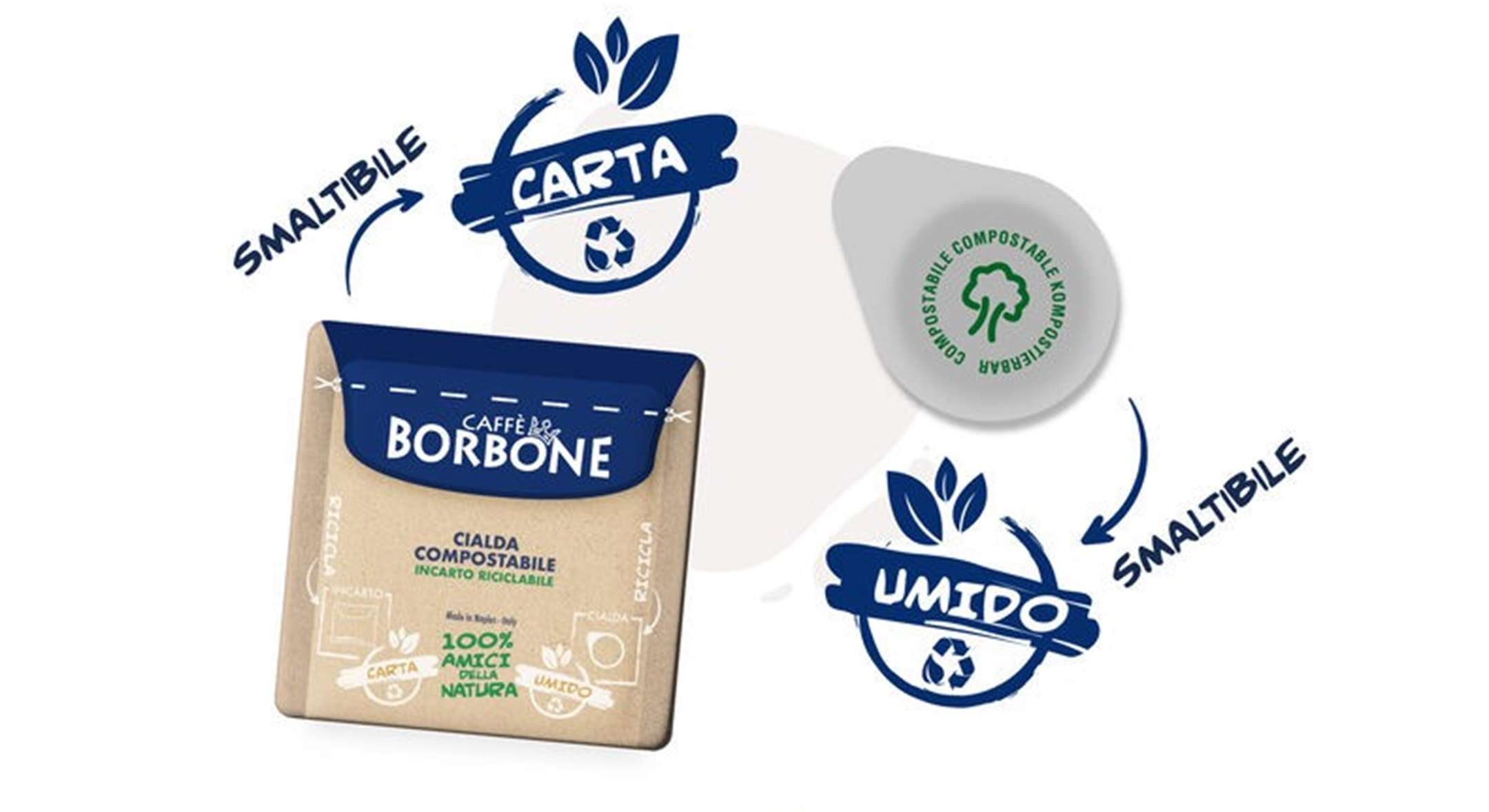 Capsule Caffè Borbone Blu Cialde Caffè Borbone Miscela Blu, Nera, Rossa, Oro, Dec, Light - Compatibili Con Macchine ESE 44mm, 50-1200 Pezzi Caffe Barbaro Cialde - Foto 5