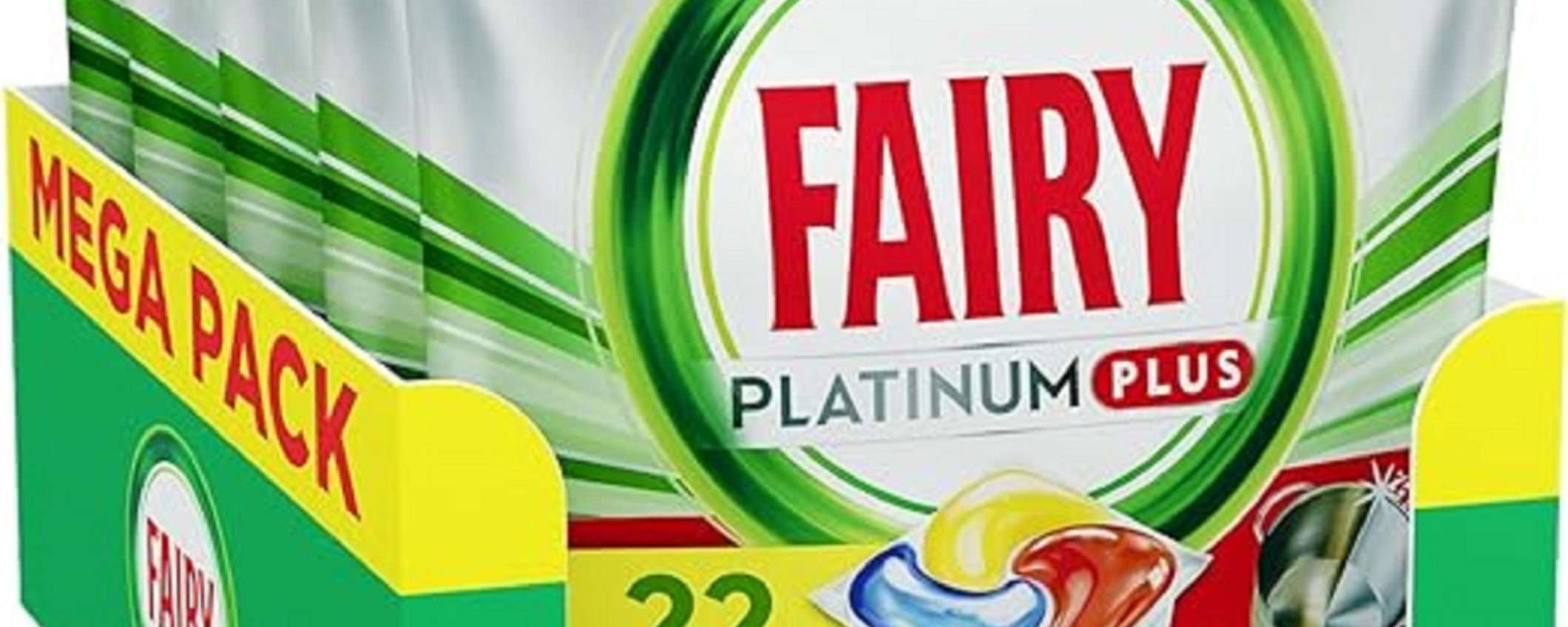 Fairy Platinum 110 capsule per lavastoviglie: prezzo BOMBA su Amazon!
