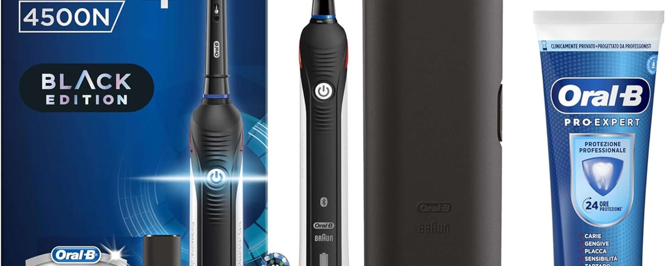 Oral-B Smart 4 4500 Black Edition a soli 59€ su Amazon: PROMOZIONE IMPERDIBILE! Oral-B Smart 4 4500 Black Edition a soli 59€ su Amazon: PROMOZIONE IMPERDIBILE!