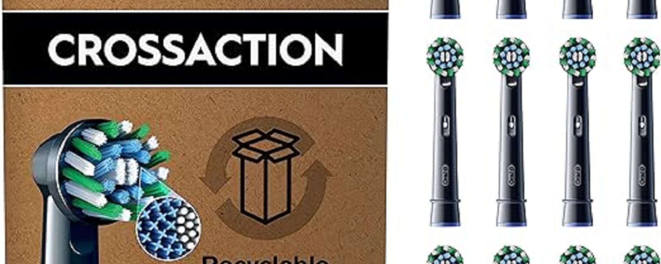 Testine per spazzolino elettrico Oral-B in super offerta su Amazon (-35%)