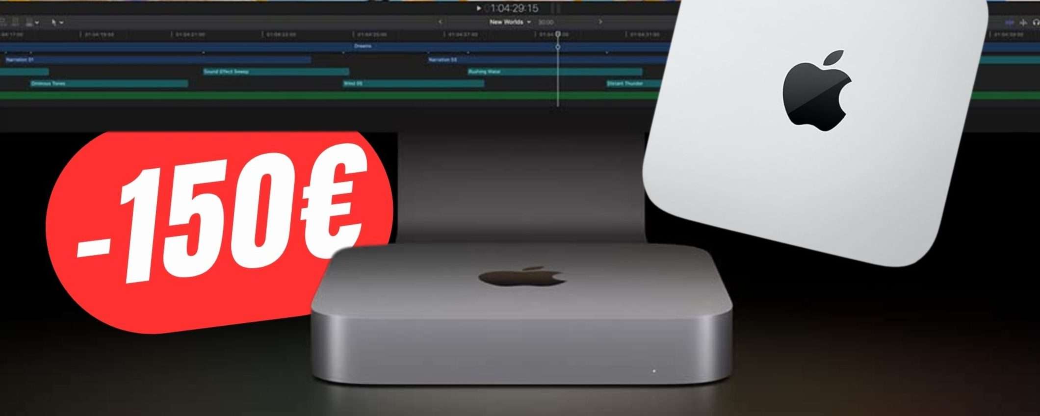 Apple Mac Mini con chipset M2 è SCONTATO di 150€ su Amazon! Apple Mac Mini con chipset M2 è SCONTATO di 150€ su Amazon!