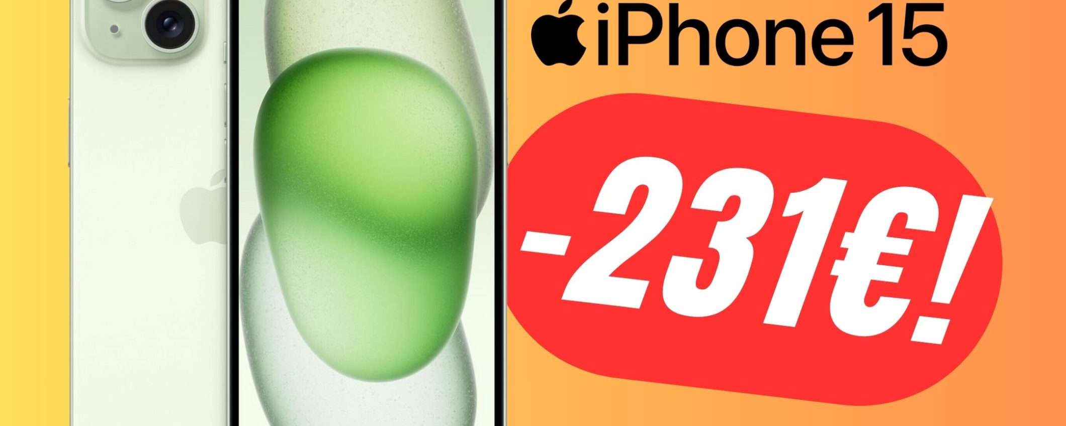 PREZZO BOMBA per Apple iPhone 15 in colorazione Verde (798€!) PREZZO BOMBA per Apple iPhone 15 in colorazione Verde (798€!)