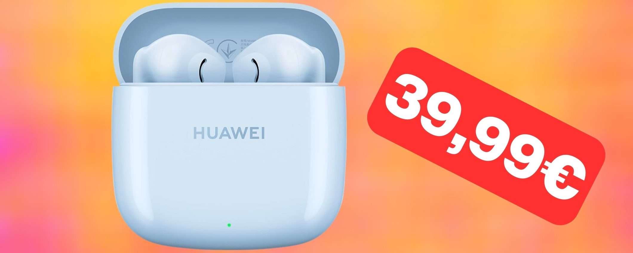 Huawei FreeBuds SE 2, auricolari a lunga durata a soli 39 euro su Amazon Huawei FreeBuds SE 2, auricolari a lunga durata a soli 39 euro su Amazon