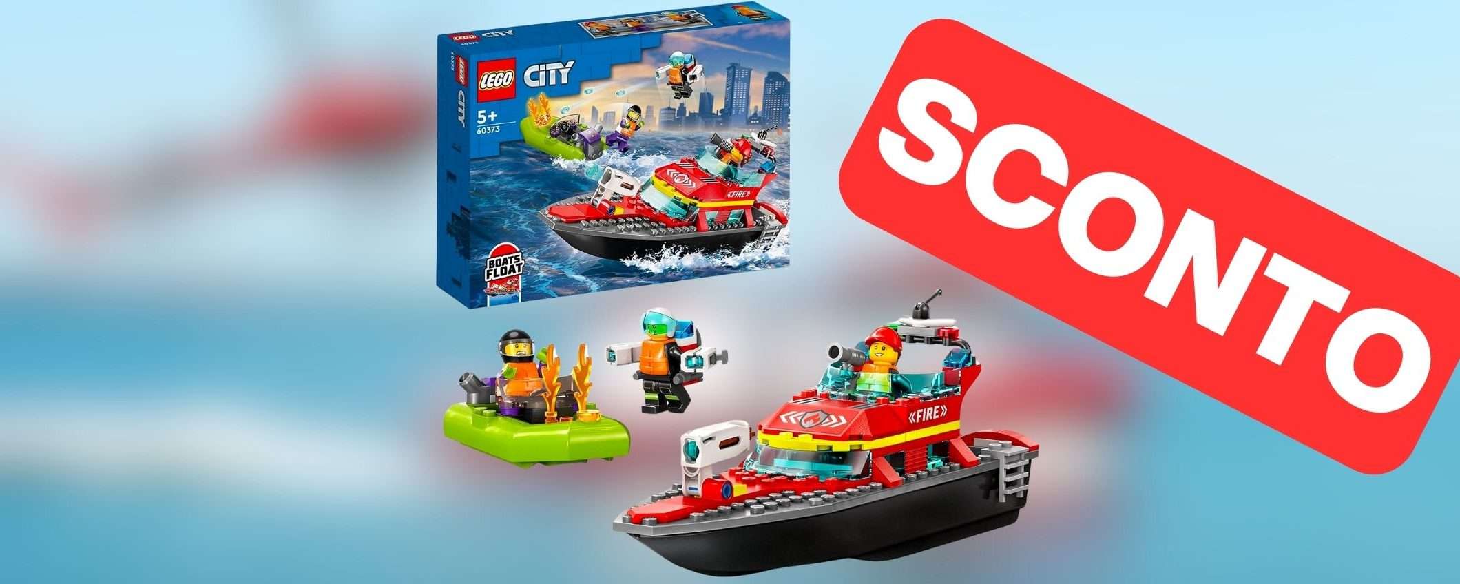 LEGO Barca di salvataggio dei pompieri: su Amazon a prezzo STRACCIATO LEGO Barca di salvataggio dei pompieri: su Amazon a prezzo STRACCIATO