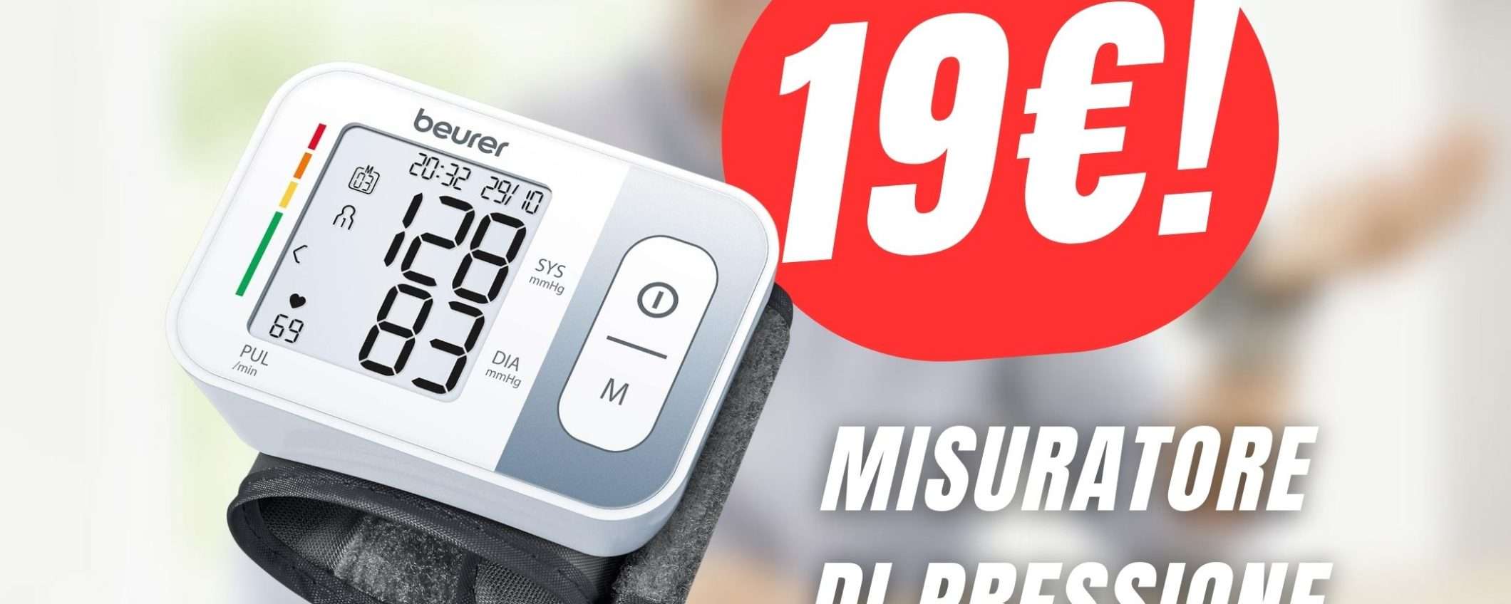Questo Misuratore di Pressione costa solo 19€ grazie allo SCONTO Questo Misuratore di Pressione costa solo 19€ grazie allo SCONTO