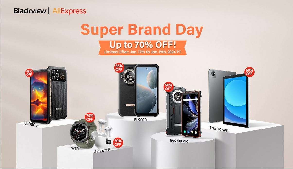 Blackview Super Brand Day: PREZZI INCREDIBILI su moltissimi dispositivi Blackview Super Brand Day: PREZZI INCREDIBILI su moltissimi dispositivi