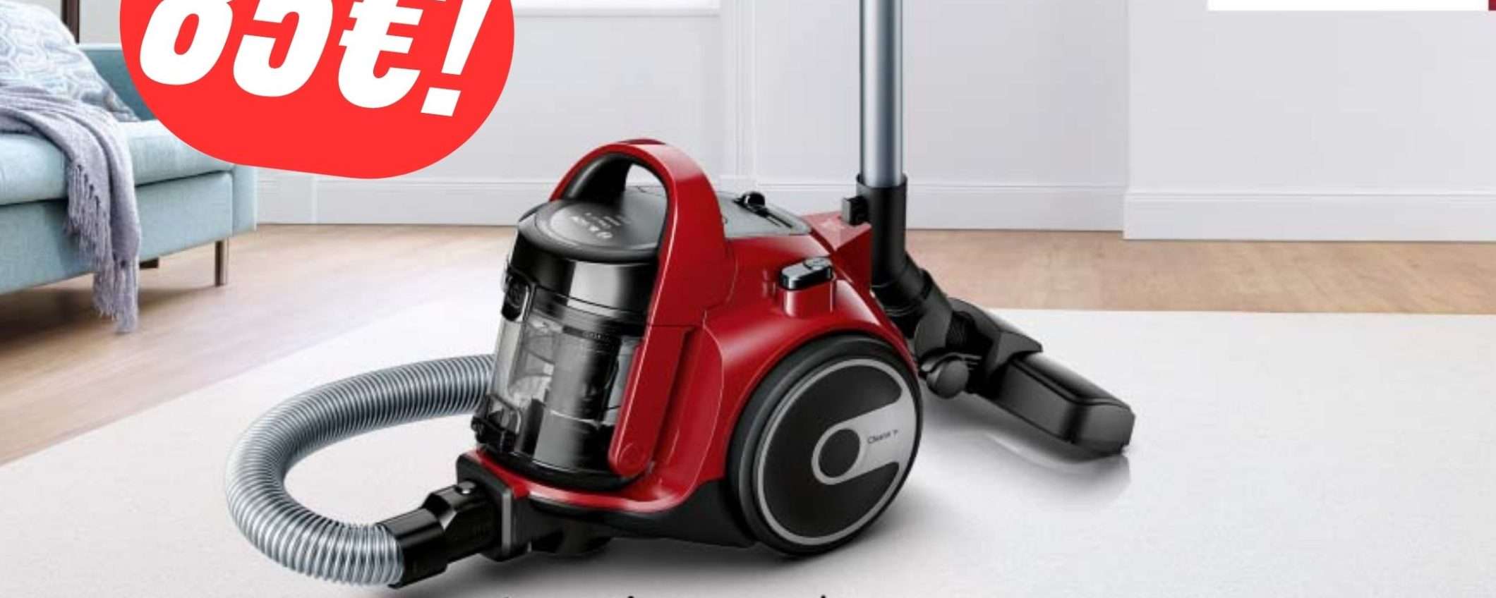 SCONTO SHOCK per l'Aspirapolvere Bosch: risparmierai ben 103€! SCONTO SHOCK per l'Aspirapolvere Bosch: risparmierai ben 103€!