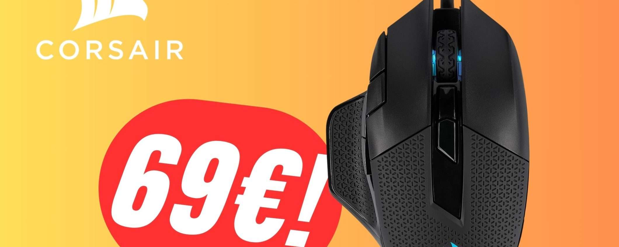Il Mouse da Gaming pensato per gli FPS e i MOBA è in SCONTO! Il Mouse da Gaming pensato per gli FPS e i MOBA è in SCONTO!