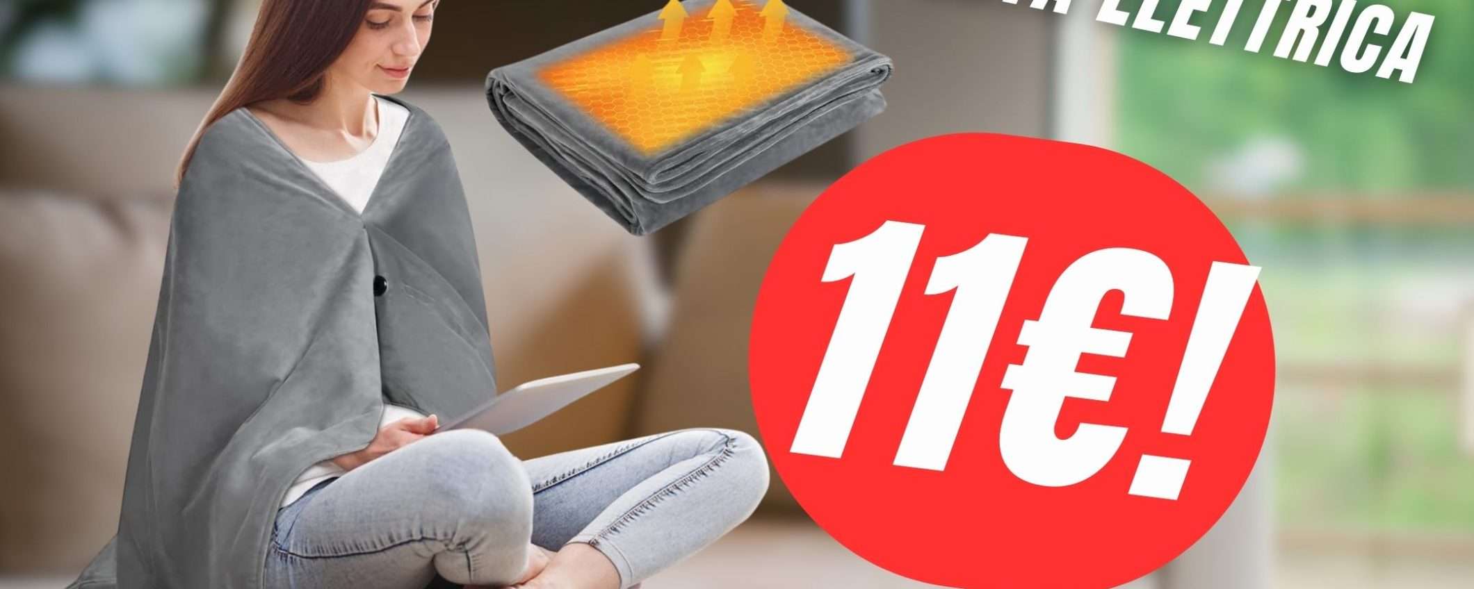 Dì addio al freddo con questa Coperta Elettrica a soli 11€! Dì addio al freddo con questa Coperta Elettrica a soli 11€!