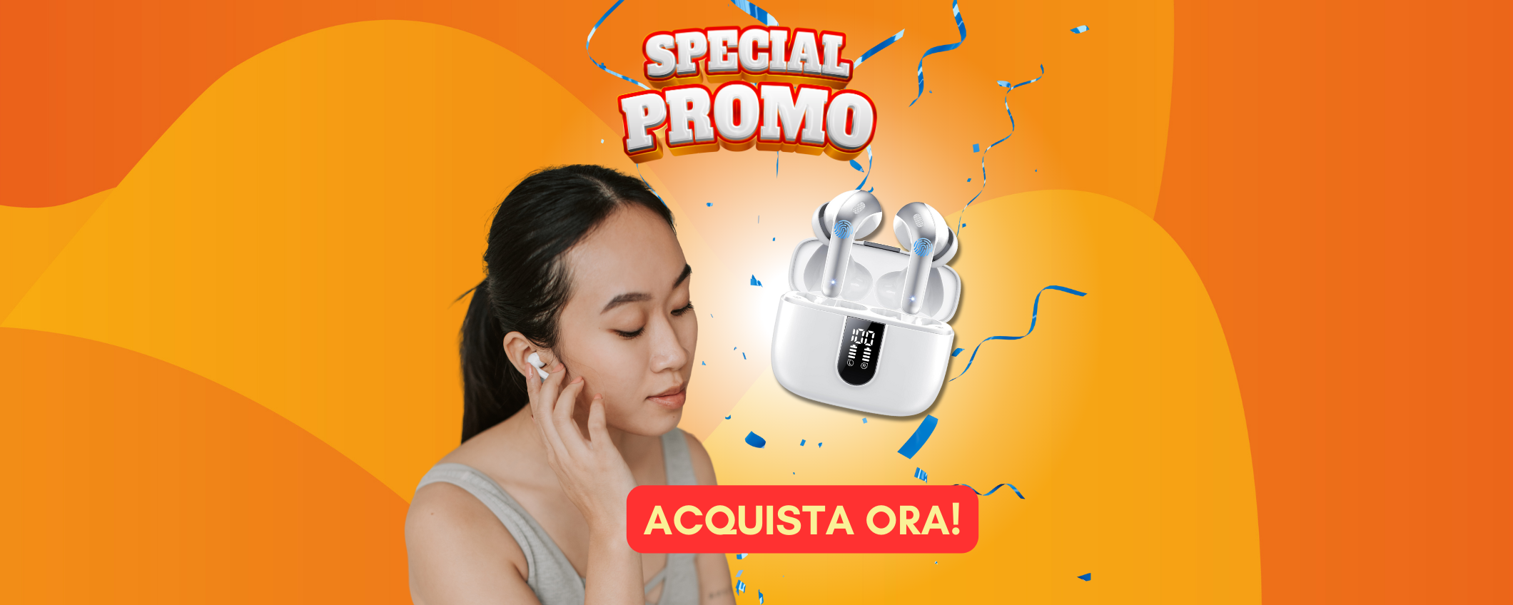Auricolari Bluetooth a prezzo SHOCK: sconto del 54% + 20% Auricolari Bluetooth a prezzo SHOCK: sconto del 54% + 20%
