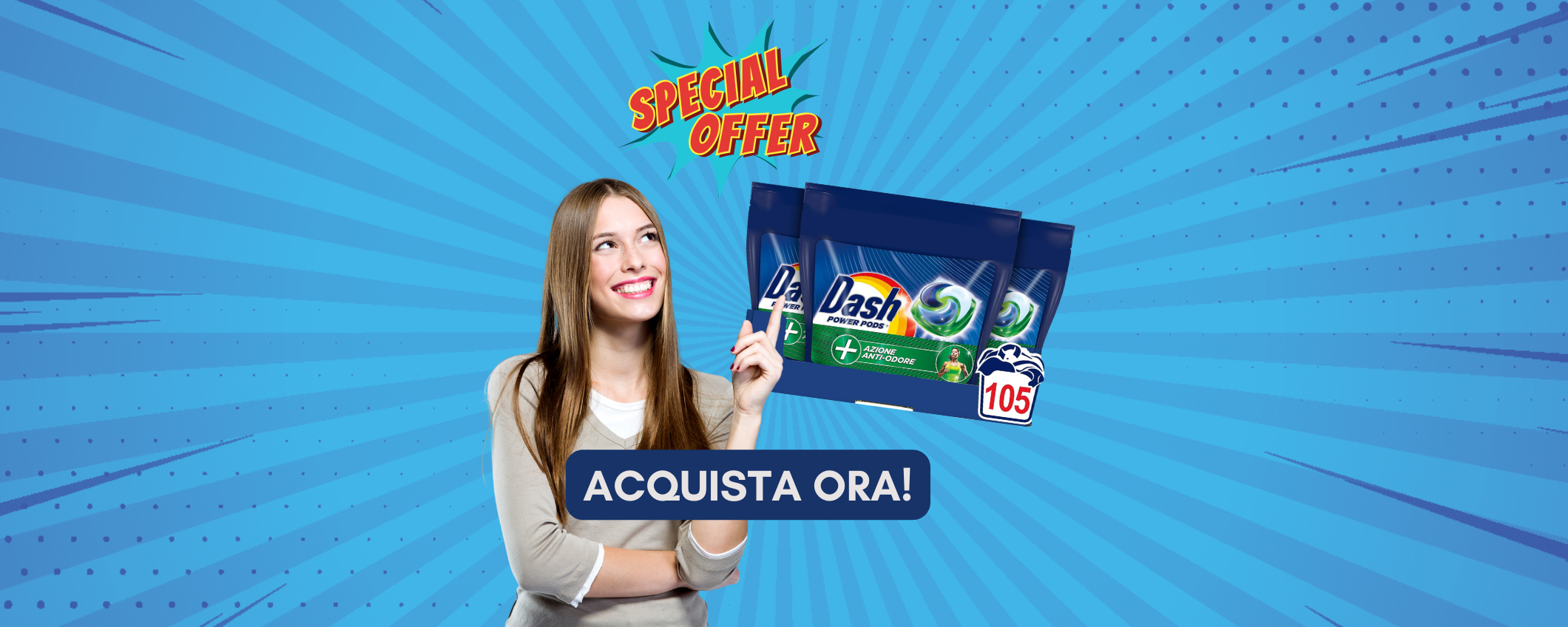Rubrica del RISPARMIO: Dash Power Pods a prezzo SHOCK! Rubrica del RISPARMIO: Dash Power Pods a prezzo SHOCK!