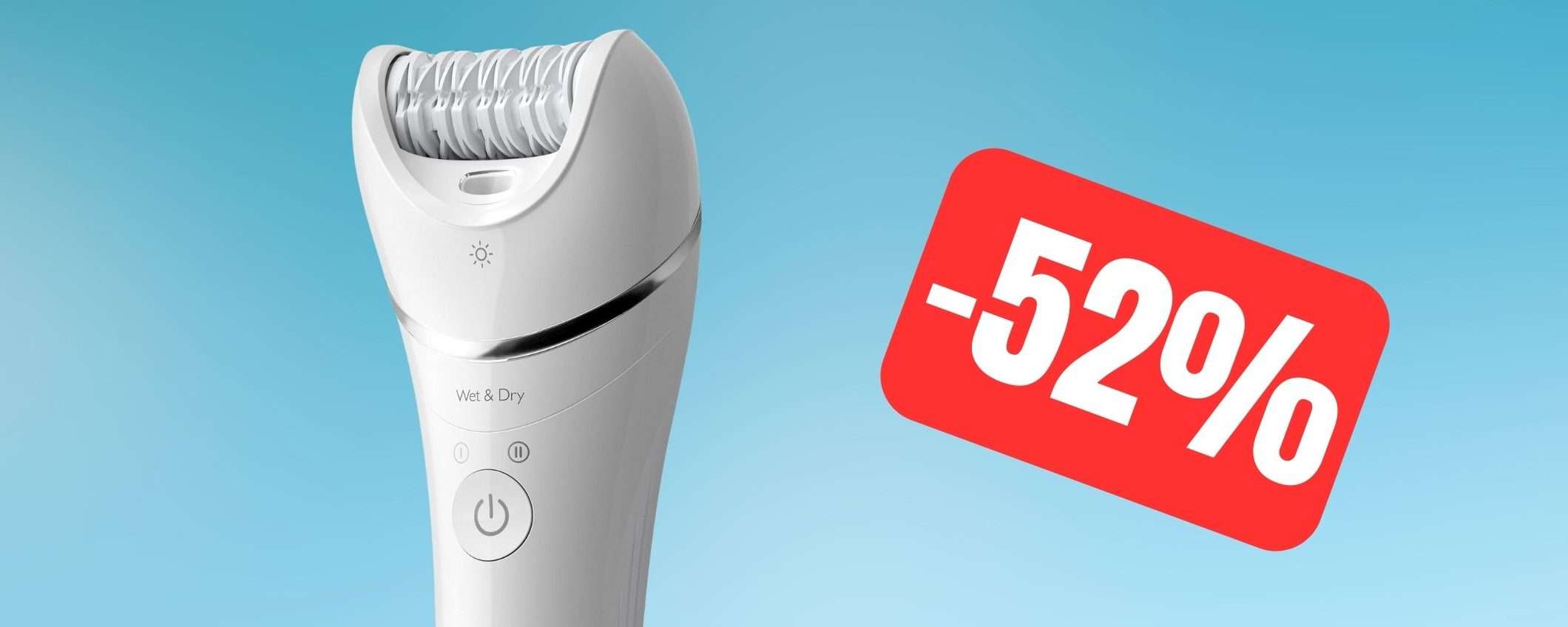 Epilatore Philips Serie 8000 in SUPER SCONTO su Amazon (-52%) Epilatore Philips Serie 8000 in SUPER SCONTO su Amazon (-52%)