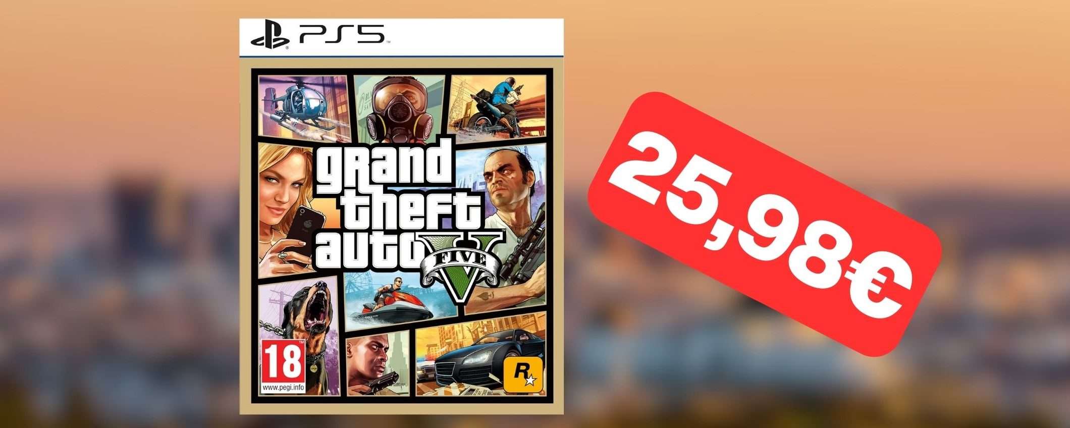 GTA 5 per PS5 in OFFERTA: il prezzo è un vero affare GTA 5 per PS5 in OFFERTA: il prezzo è un vero affare