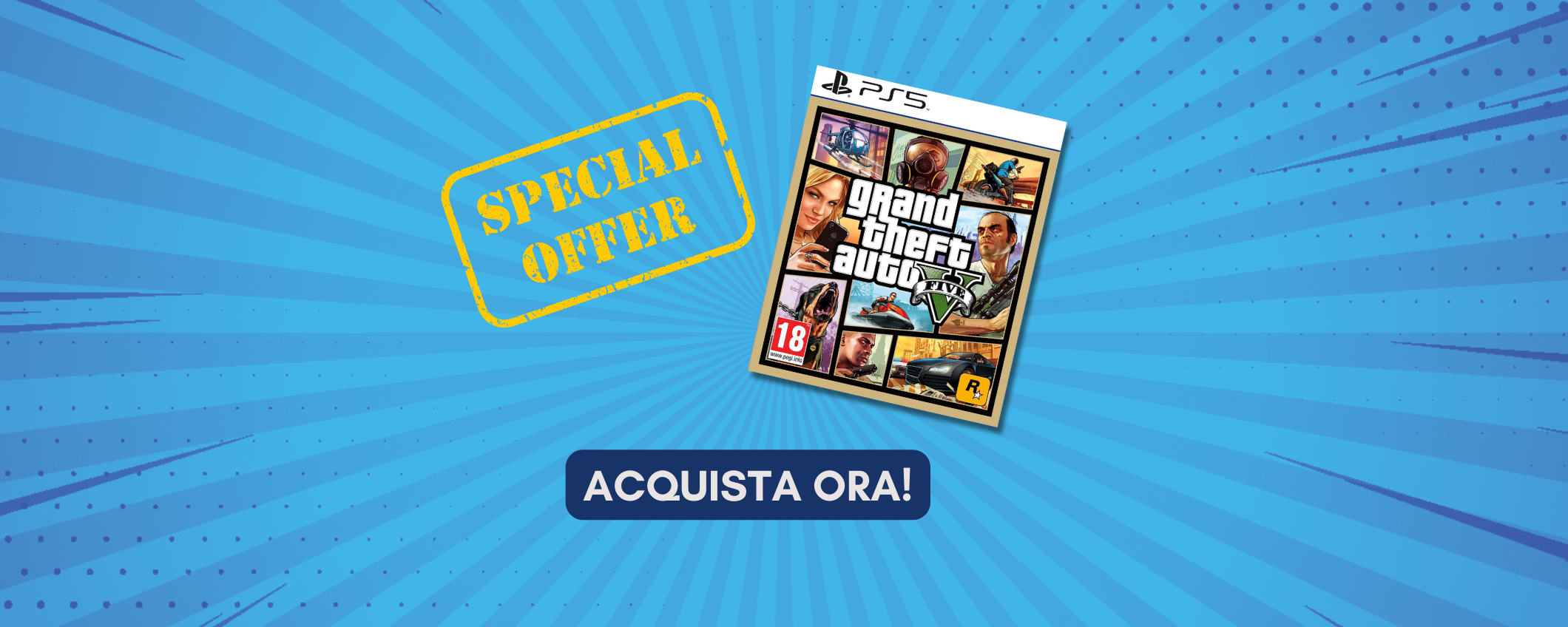 Grand Theft Auto V, sconto del 37%: giocalo in attesa del prossimo capitolo Grand Theft Auto V, sconto del 37%: giocalo in attesa del prossimo capitolo