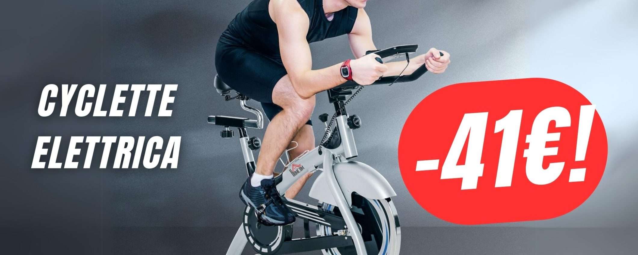 Fai attività fisica da casa con la Cyclette in SCONTO su eBay!
