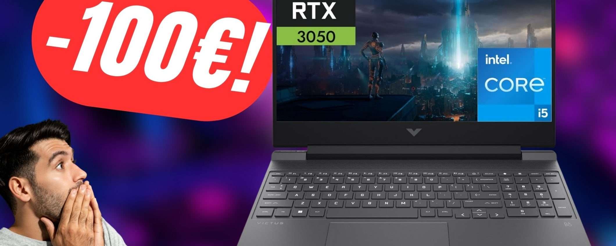 Questo Portatile con i5 e RTX 3050 è SCONTATO di ben 100€ su Amazon! Questo Portatile con i5 e RTX 3050 è SCONTATO di ben 100€ su Amazon!