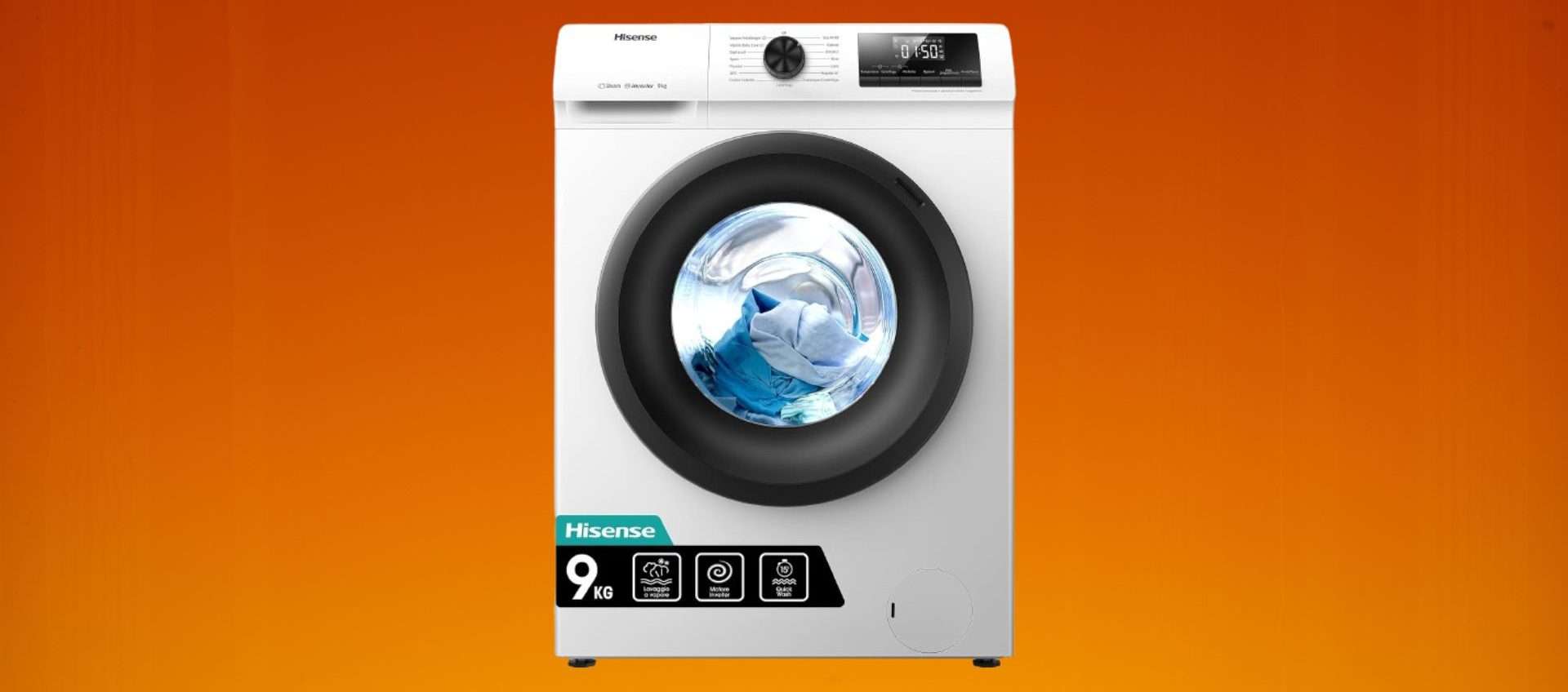 Lavatrice Hisense in offerta: tante funzionalità avanzate ad un PREZZO IMBATTIBILE Lavatrice Hisense in offerta: tante funzionalità avanzate ad un PREZZO IMBATTIBILE