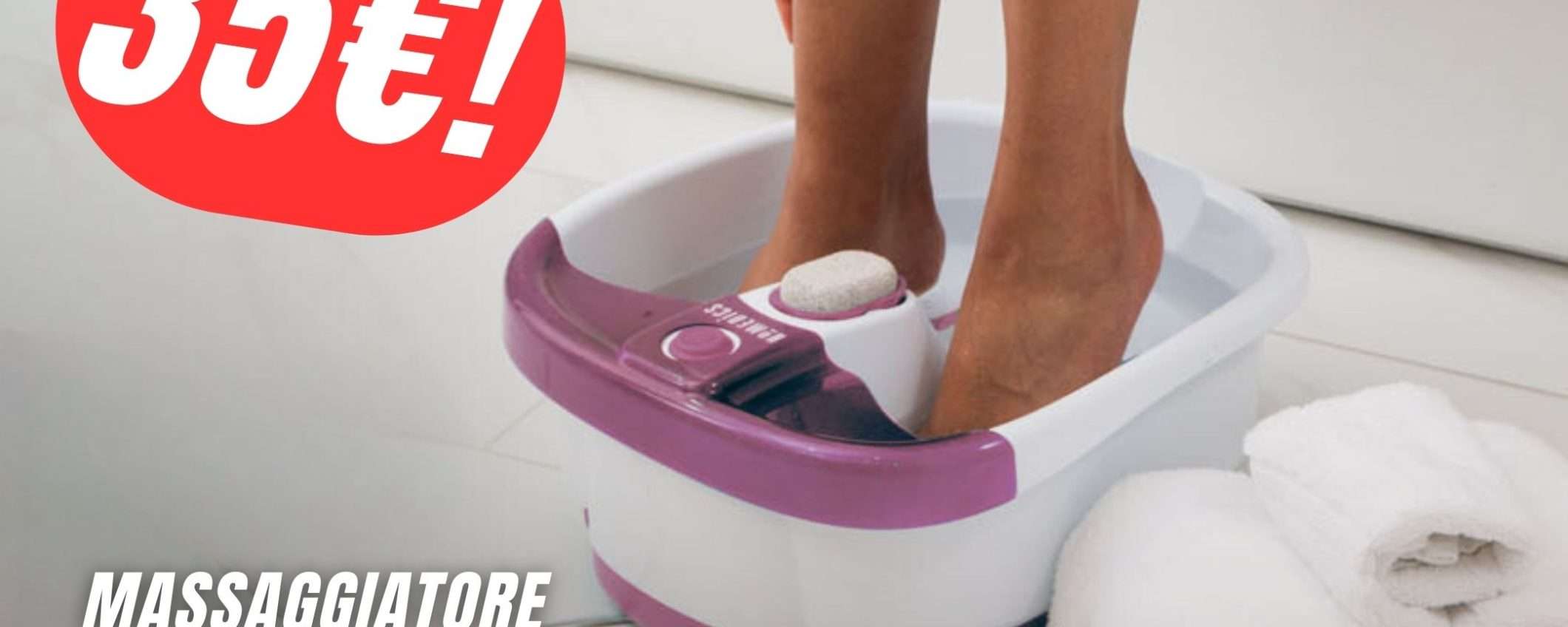 L'Idromassaggiatore per Piedi ti farà sentire come alla SPA! L'Idromassaggiatore per Piedi ti farà sentire come alla SPA!