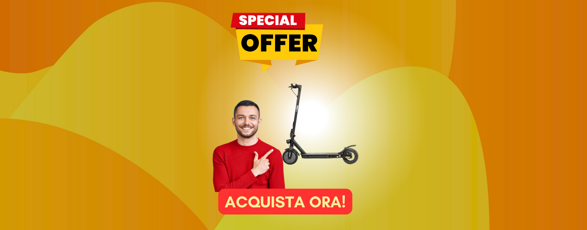 Monopattino elettrico I-BIKE Mono AIR-S2 scontato di 90€ Monopattino elettrico I-BIKE Mono AIR-S2 scontato di 90€