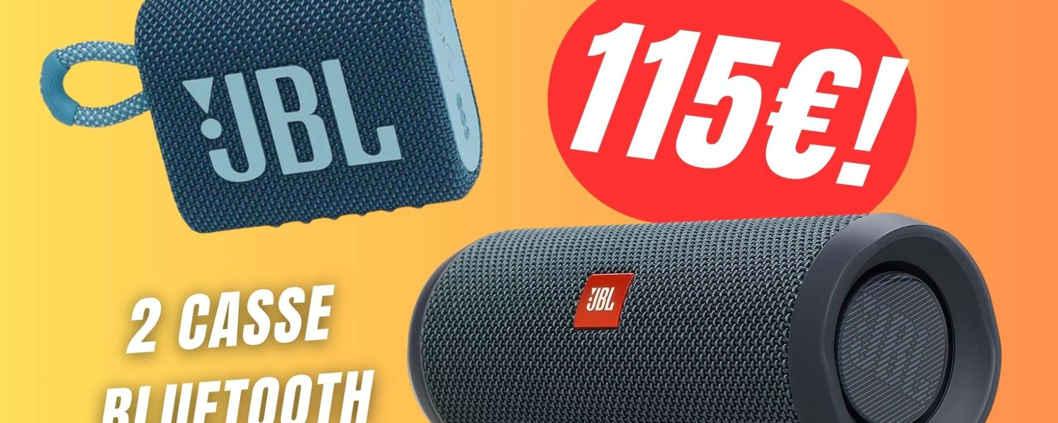 2 Casse Bluetooth JBL in sconto? Sì grazie alla nuova offerta Amazon! 2 Casse Bluetooth JBL in sconto? Sì grazie alla nuova offerta Amazon!