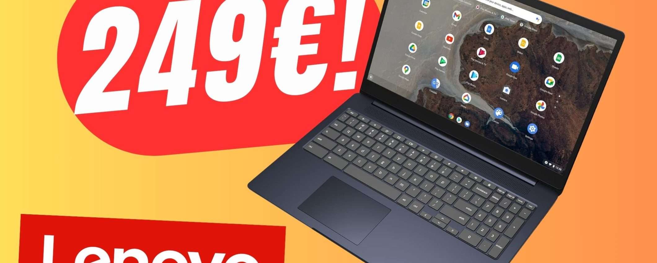Lenovo Chromebook a soli 249€?! Sì, però fai presto! Lenovo Chromebook a soli 249€?! Sì, però fai presto!