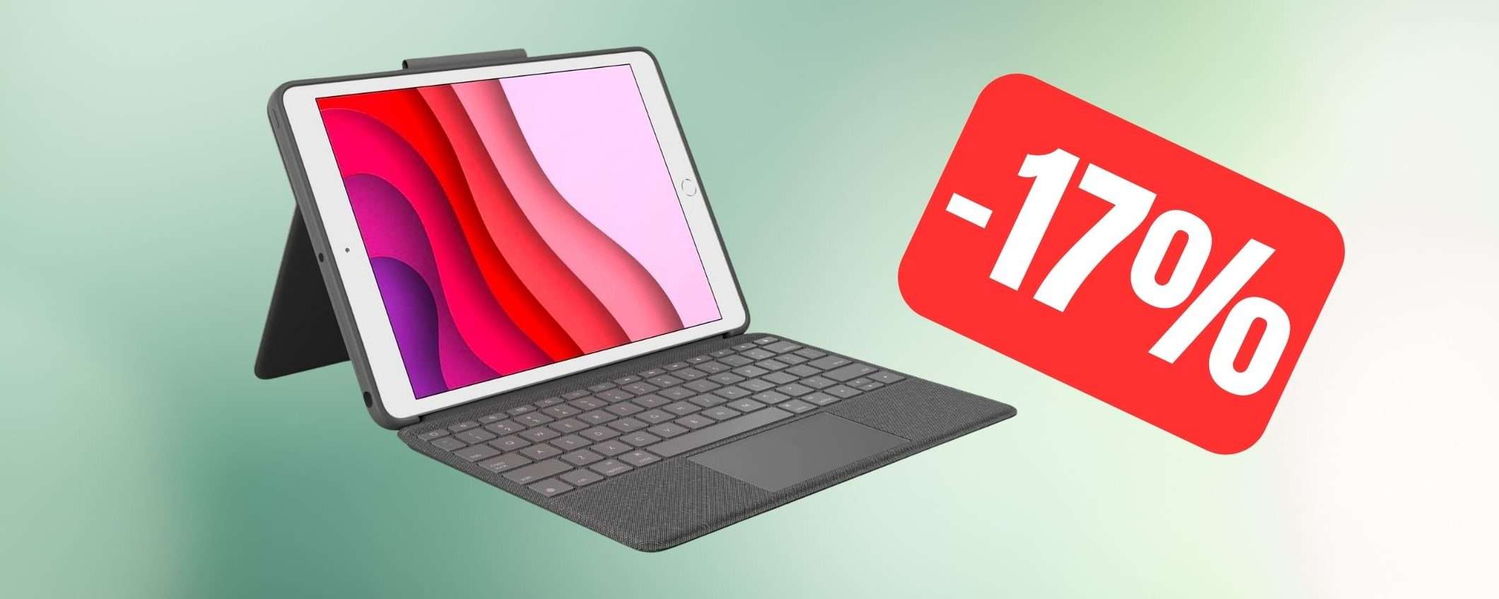 Logitech Combo Touch: cover tastiera per iPad in offerta su Amazon Logitech Combo Touch: cover tastiera per iPad in offerta su Amazon