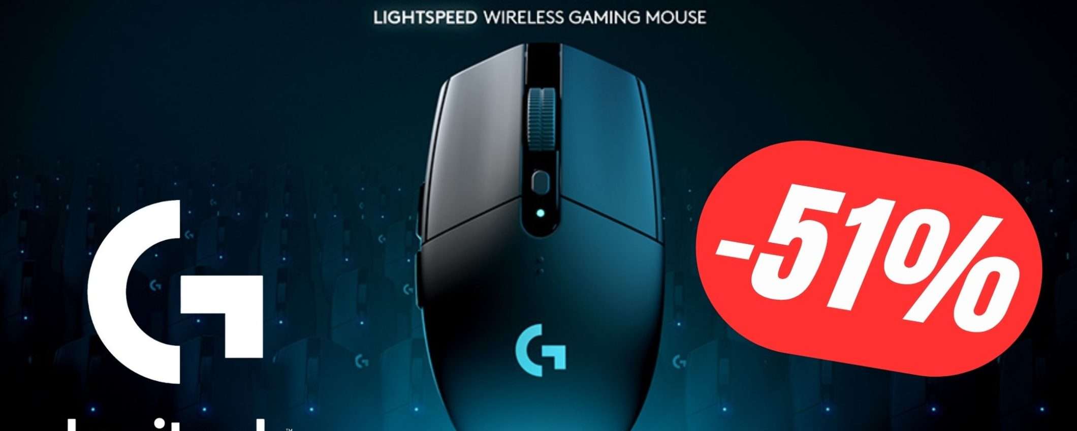 Uno dei Migliori Mouse da Gaming senza fili è in SCONTO DEL 51%! Uno dei Migliori Mouse da Gaming senza fili è in SCONTO DEL 51%!