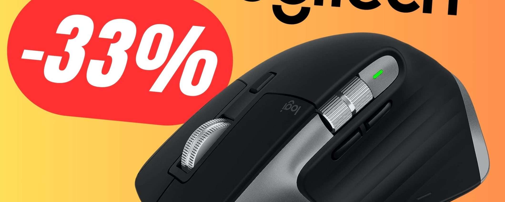 Uno dei Migliori Mouse di sempre è scontato del 33% su Amazon! Uno dei Migliori Mouse di sempre è scontato del 33% su Amazon!