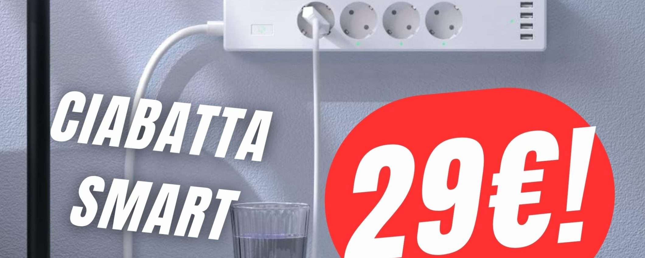 SCONTO+COUPON per la Ciabatta Smart controllabile dallo Smartphone! SCONTO+COUPON per la Ciabatta Smart controllabile dallo Smartphone!