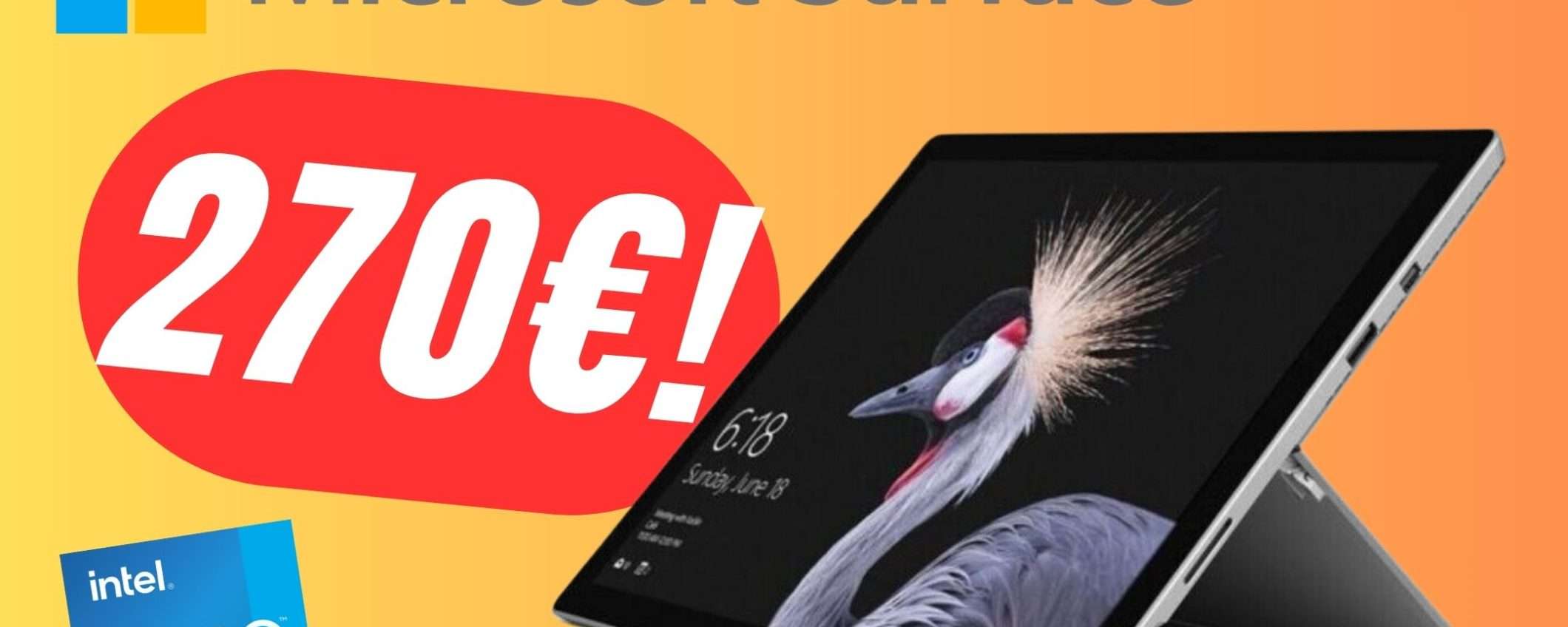 SCONTO SHOCK per il Microsoft Surface Pro 5: ben 190€ in meno! SCONTO SHOCK per il Microsoft Surface Pro 5: ben 190€ in meno!