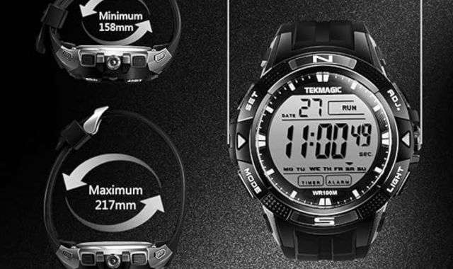 Misure orologio digitale sportivo