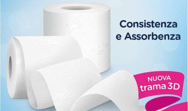 Nuova carta igienica Scottex