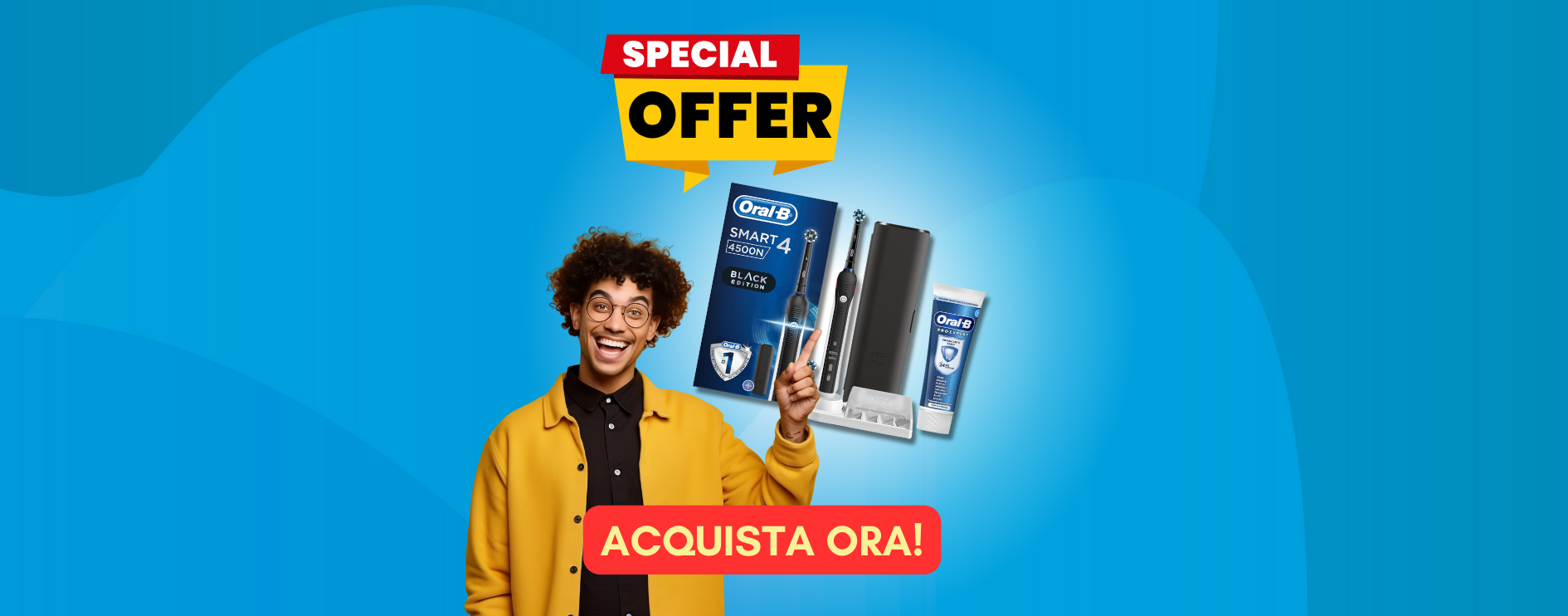 Oral-B Smart 4: lo spazzolino elettrico perfetto, in sconto del 49%! Oral-B Smart 4: lo spazzolino elettrico perfetto, in sconto del 49%!