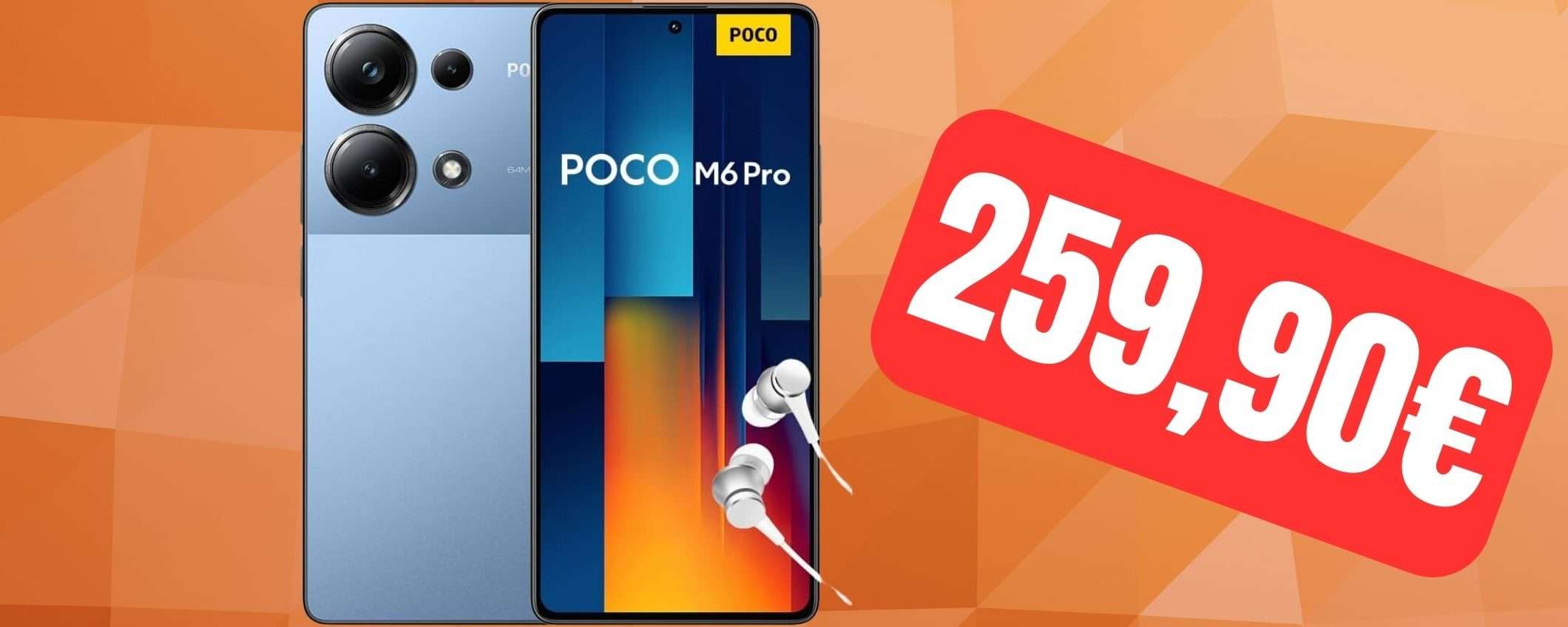 POCO M6 Pro: smartphone 12+512GB con AMOLED ad un ottimo prezzo POCO M6 Pro: smartphone 12+512GB con AMOLED ad un ottimo prezzo