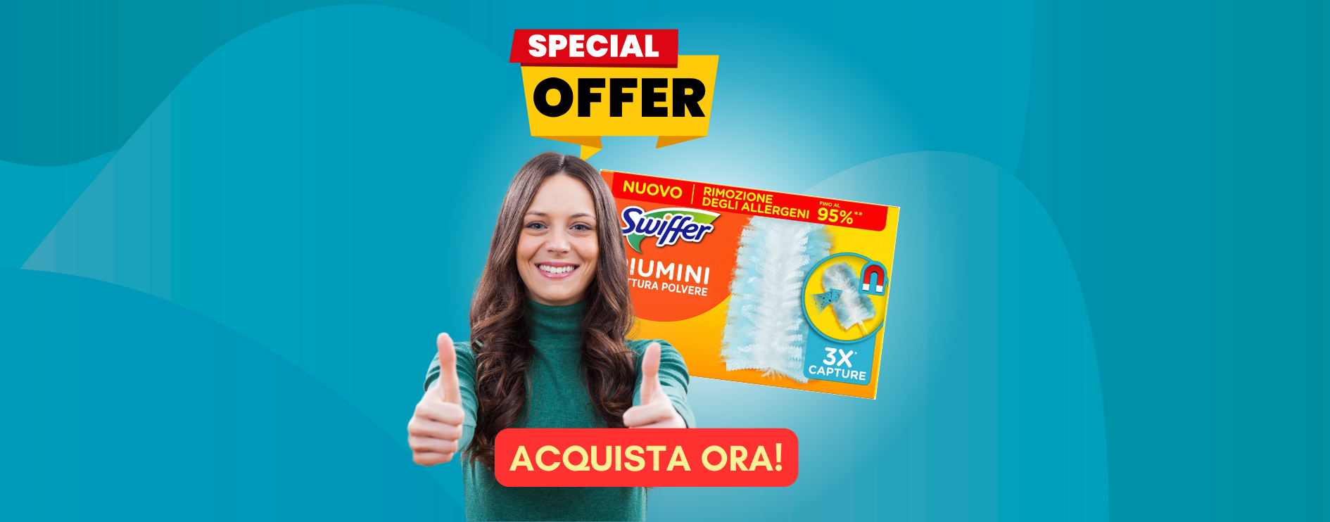 Piumini Swiffer scontati a prezzo SHOCK: -40% su Amazon Piumini Swiffer scontati a prezzo SHOCK: -40% su Amazon