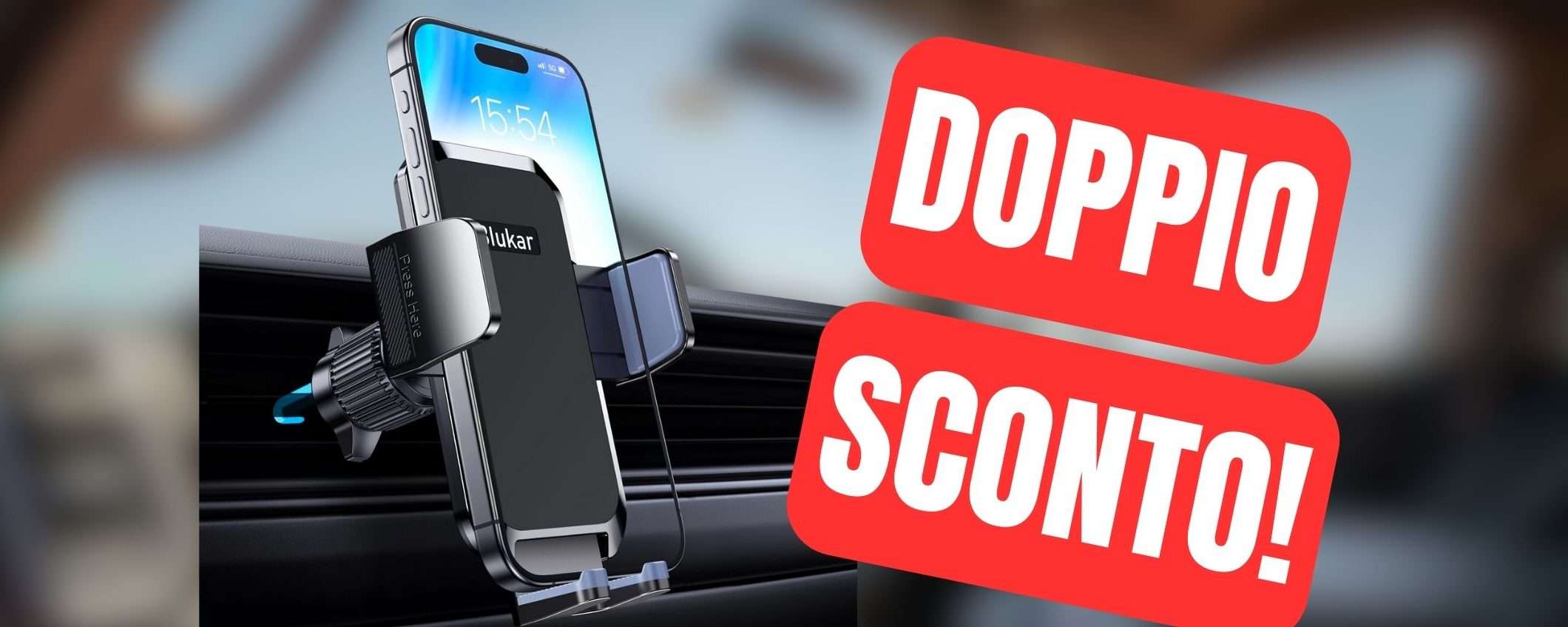 Porta cellulare per auto a prezzo stracciato: DOPPIO SCONTO Amazon Porta cellulare per auto a prezzo stracciato: DOPPIO SCONTO Amazon
