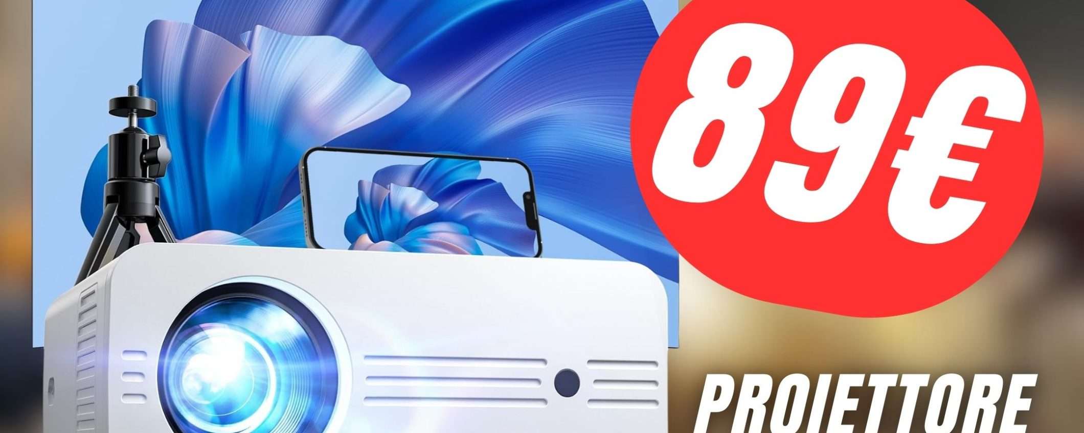 Il DOPPIO COUPON fa crollare questo Proiettore a soli 89€! Il DOPPIO COUPON fa crollare questo Proiettore a soli 89€!