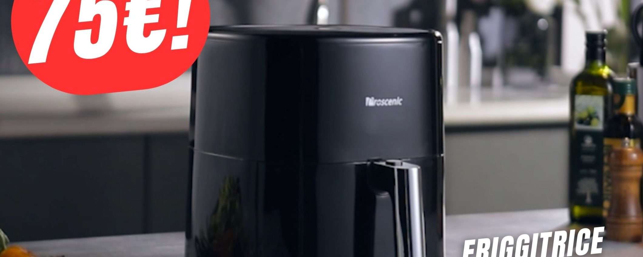 FAI PRESTO! La Friggitrice ad Aria da 5L è scontata a 75€ su Amazon! FAI PRESTO! La Friggitrice ad Aria da 5L è scontata a 75€ su Amazon!