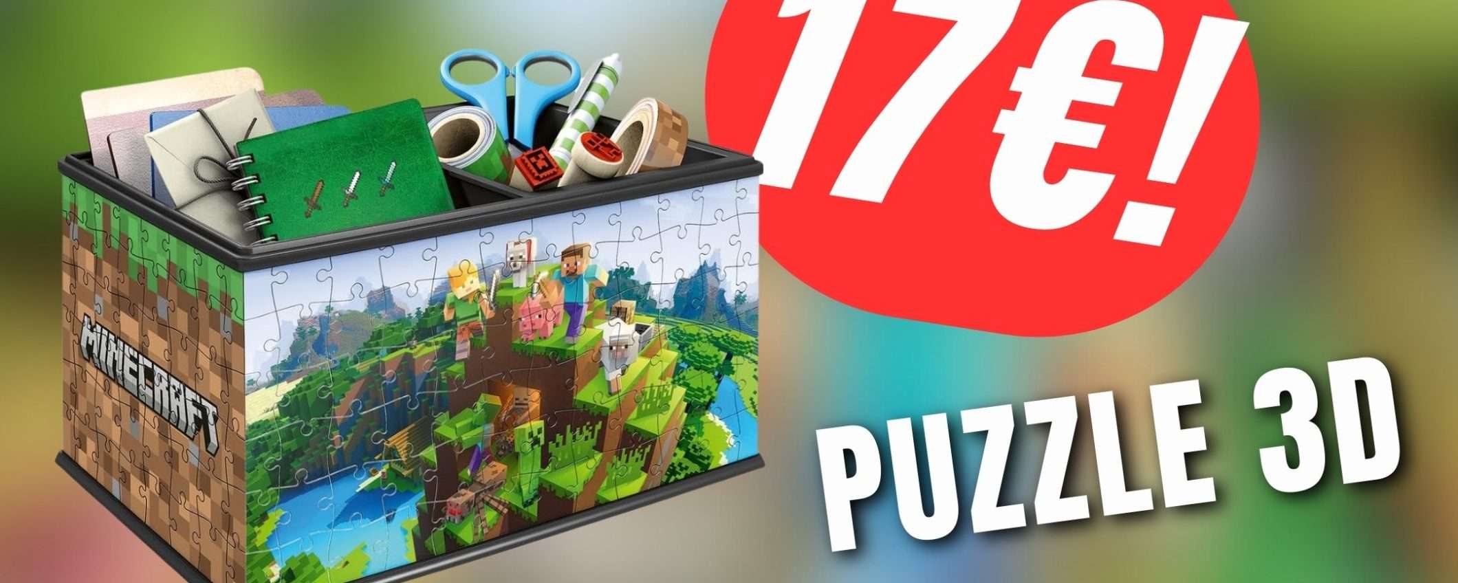 Il Puzze di Minecraft il 3D a questo prezzo è REGALATO! Il Puzze di Minecraft il 3D a questo prezzo è REGALATO!