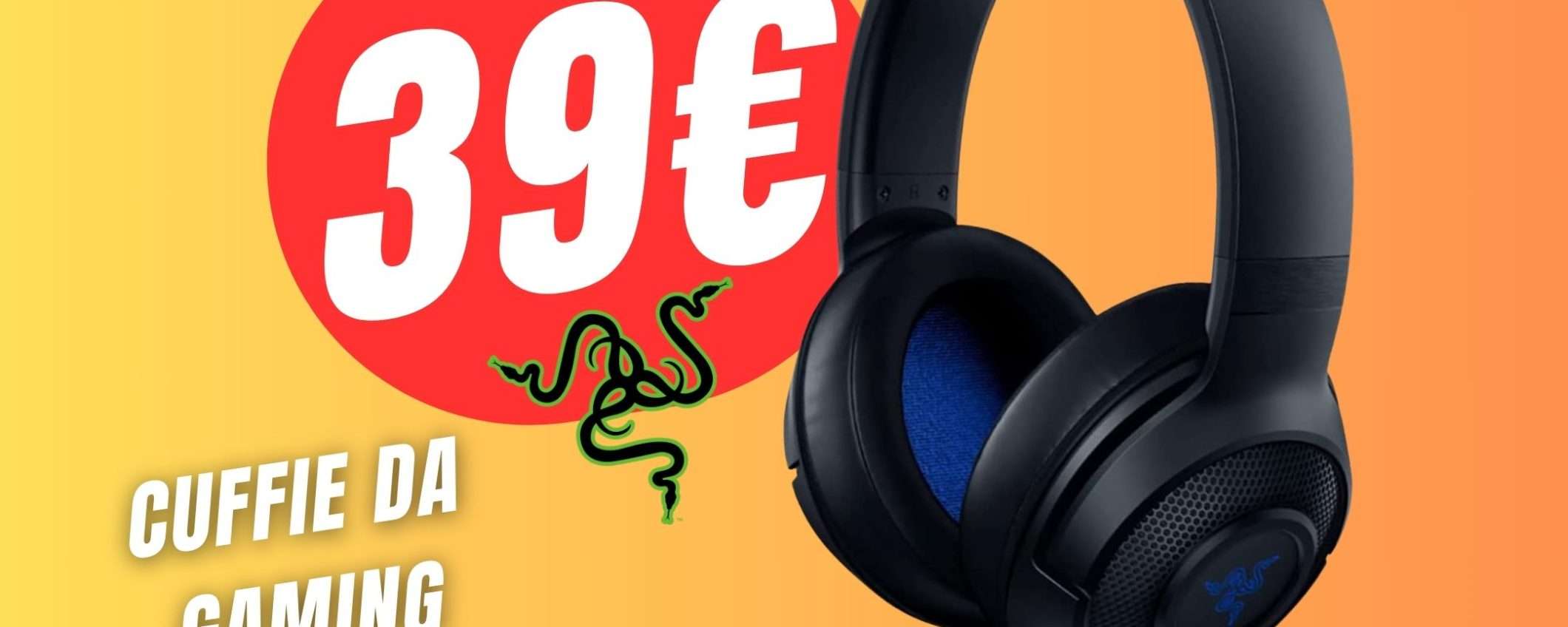 SCONTO PAZZESCO per le cuffie Razer Kraken X! (-20€) SCONTO PAZZESCO per le cuffie Razer Kraken X! (-20€)