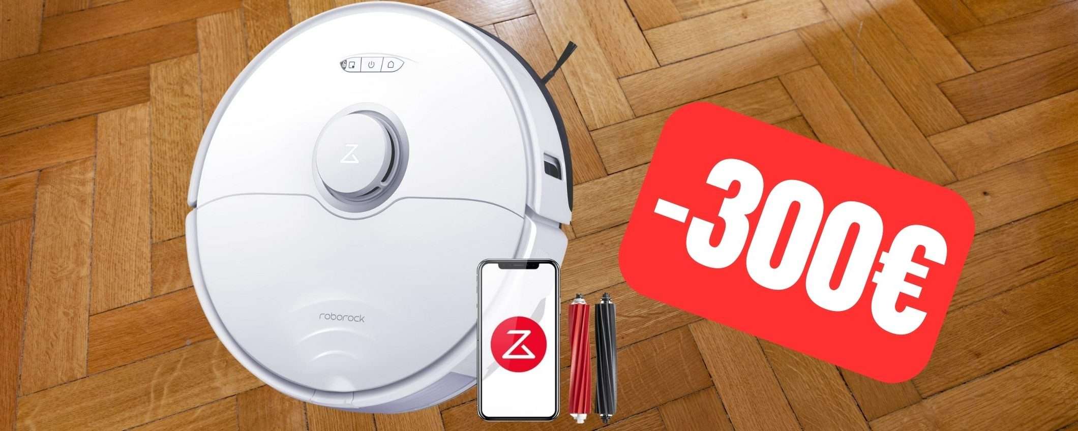 Roborock S8: robot aspirapolvere POTENTISSIMO con 300€ di sconto Roborock S8: robot aspirapolvere POTENTISSIMO con 300€ di sconto