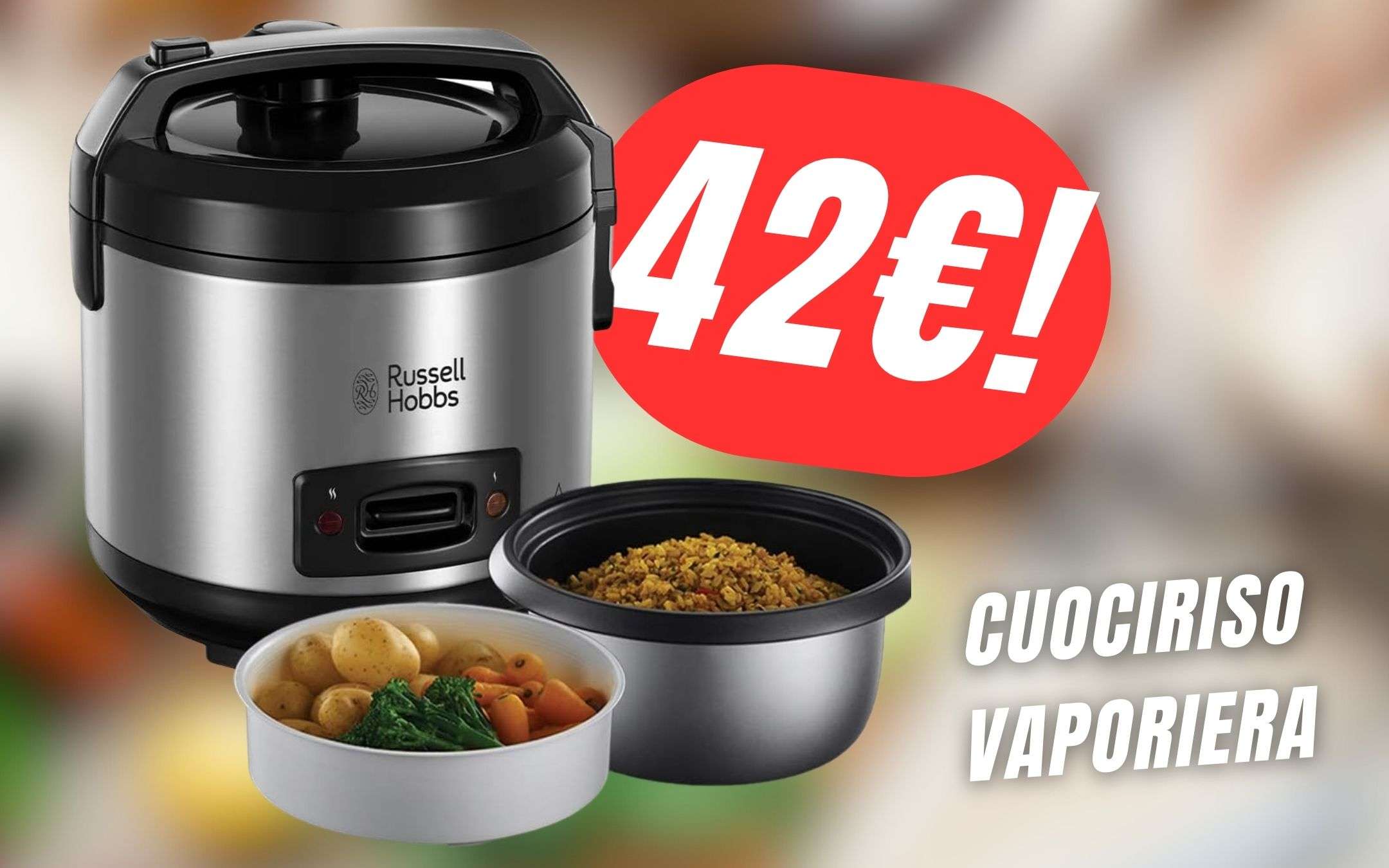 Il Cuociriso/Vaporiera 2 in 1 è in OFFERTA su !