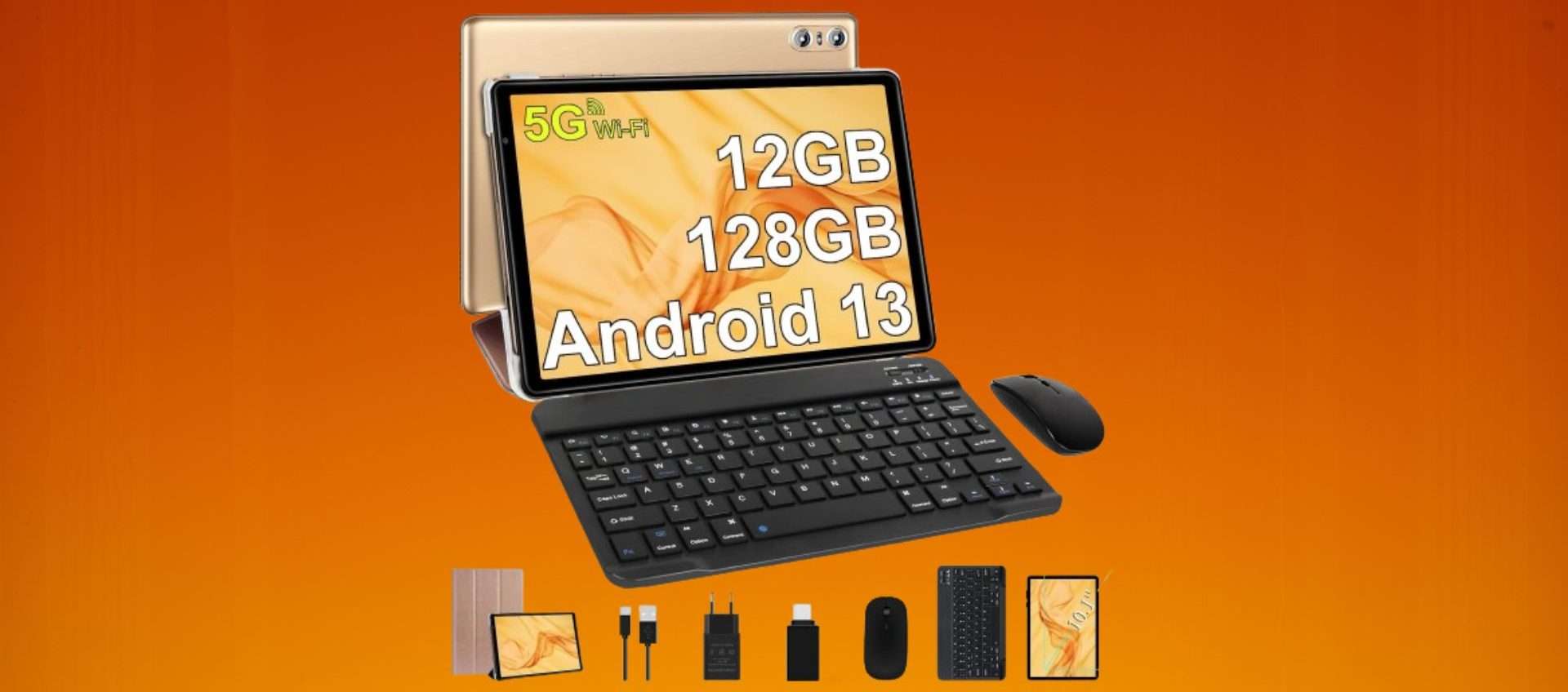 Tablet con Android 13 e tastiera a soli 89,99€ grazie ad una MEGA offerta di Amazon Tablet con Android 13 e tastiera a soli 89,99€ grazie ad una MEGA offerta di Amazon