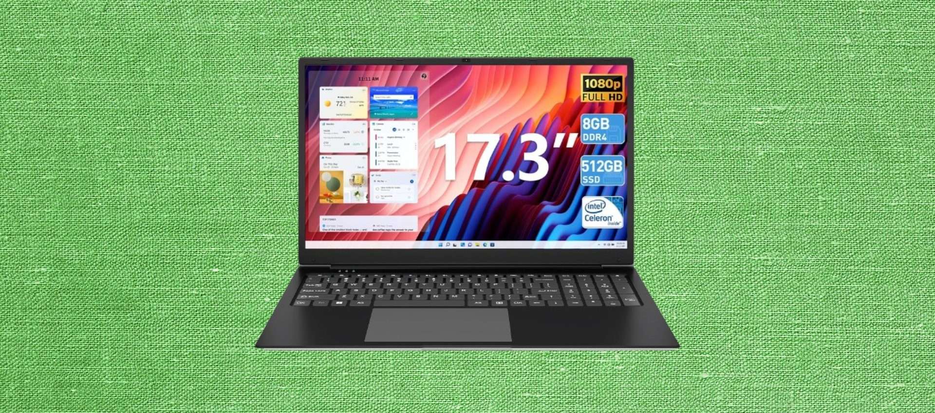 Laptop da 17 pollici ad un prezzo sfacciato su Amazon: lo paghi solo 269€ (-33%) Laptop da 17 pollici ad un prezzo sfacciato su Amazon: lo paghi solo 269€ (-33%)