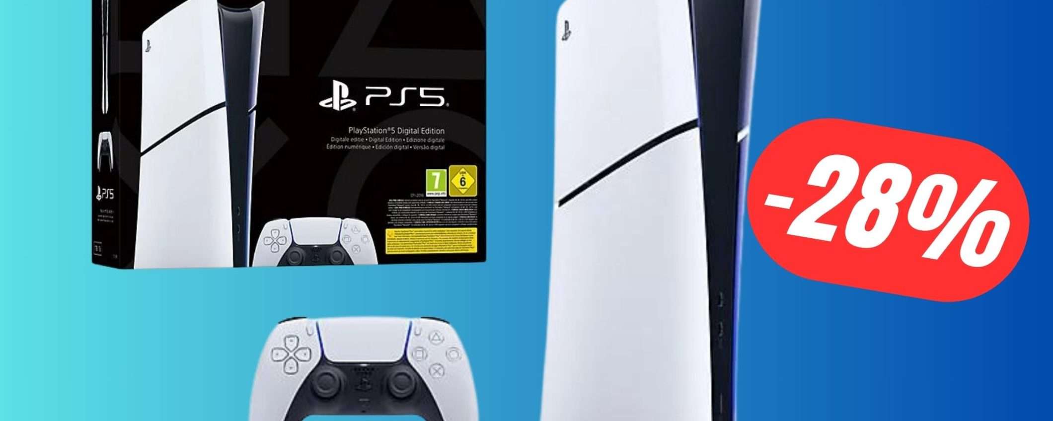 Risparmia sulla nuovissima PS5 Slim grazie a questo SCONTO! Risparmia sulla nuovissima PS5 Slim grazie a questo SCONTO!