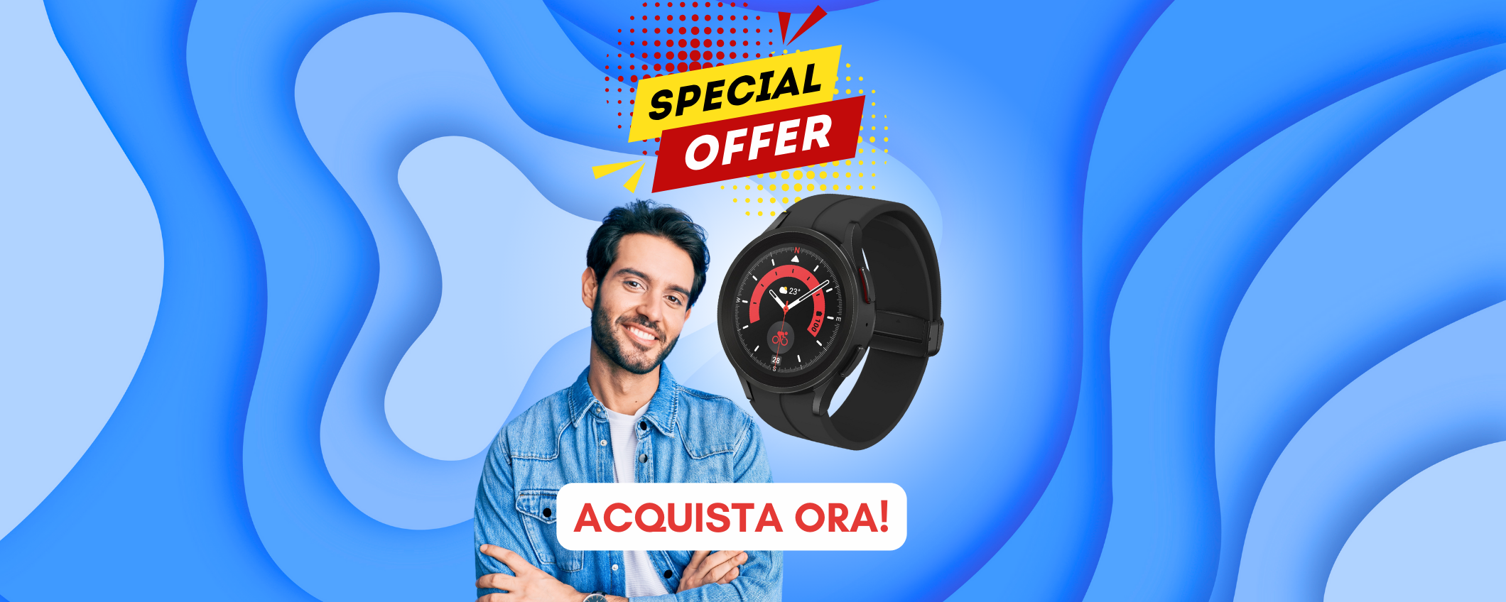 Samsung Galaxy Watch5 Pro: prezzo SHOCK -50% Samsung Galaxy Watch5 Pro: prezzo SHOCK -50%