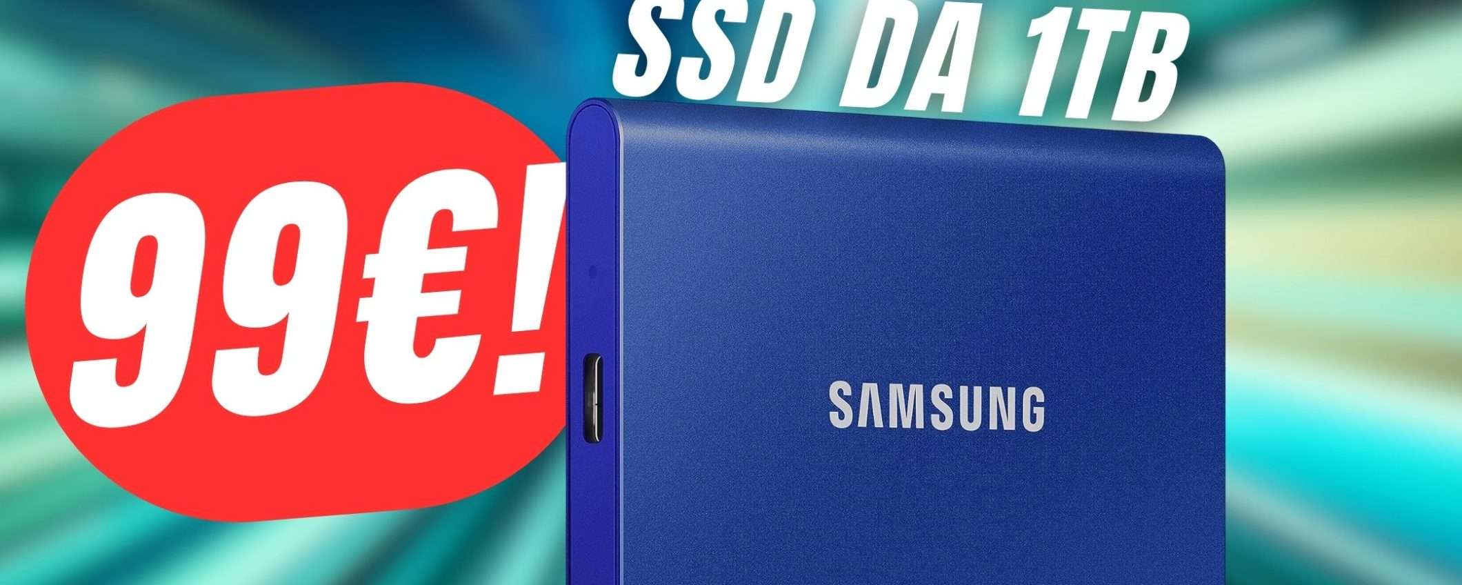 Archivia tutte le tue foto e i tuoi video con l'SSD Samsung da 1TB! Archivia tutte le tue foto e i tuoi video con l'SSD Samsung da 1TB!
